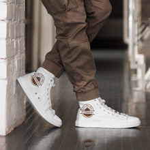 Load image into Gallery viewer, Men’s high top canvas shoes