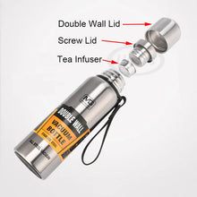 Load image into Gallery viewer, Stainless Thermos with lanyard 500/700/1000/1500ml
