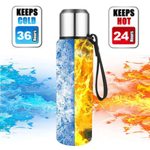 Load image into Gallery viewer, Stainless Thermos with lanyard 500/700/1000/1500ml
