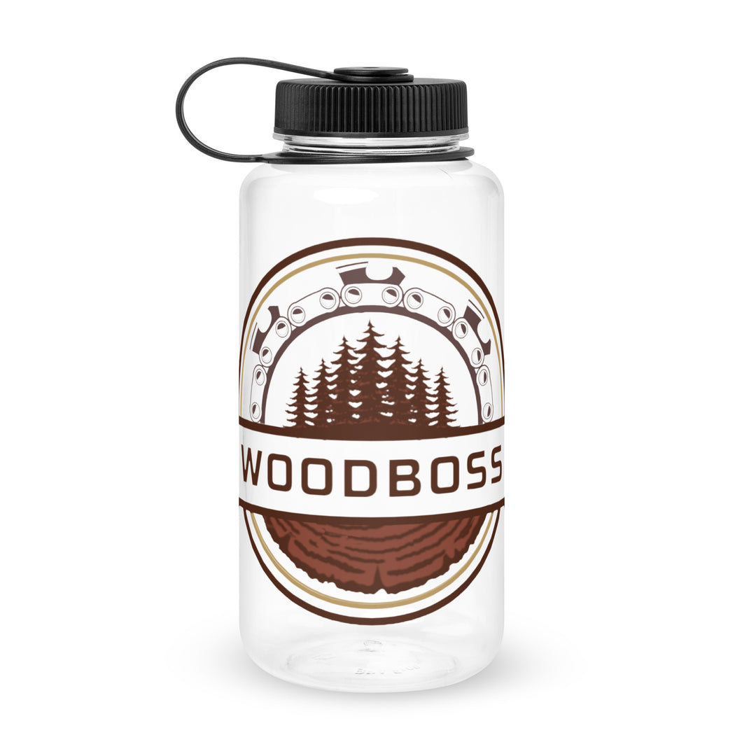 Wide mouth plastic water bottle